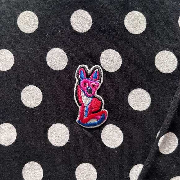 SzM Maison Kitsuné Unisex ACIDE Polka Dot Long Sleeve Shirt - Limited Edition - Picture 4 of 16